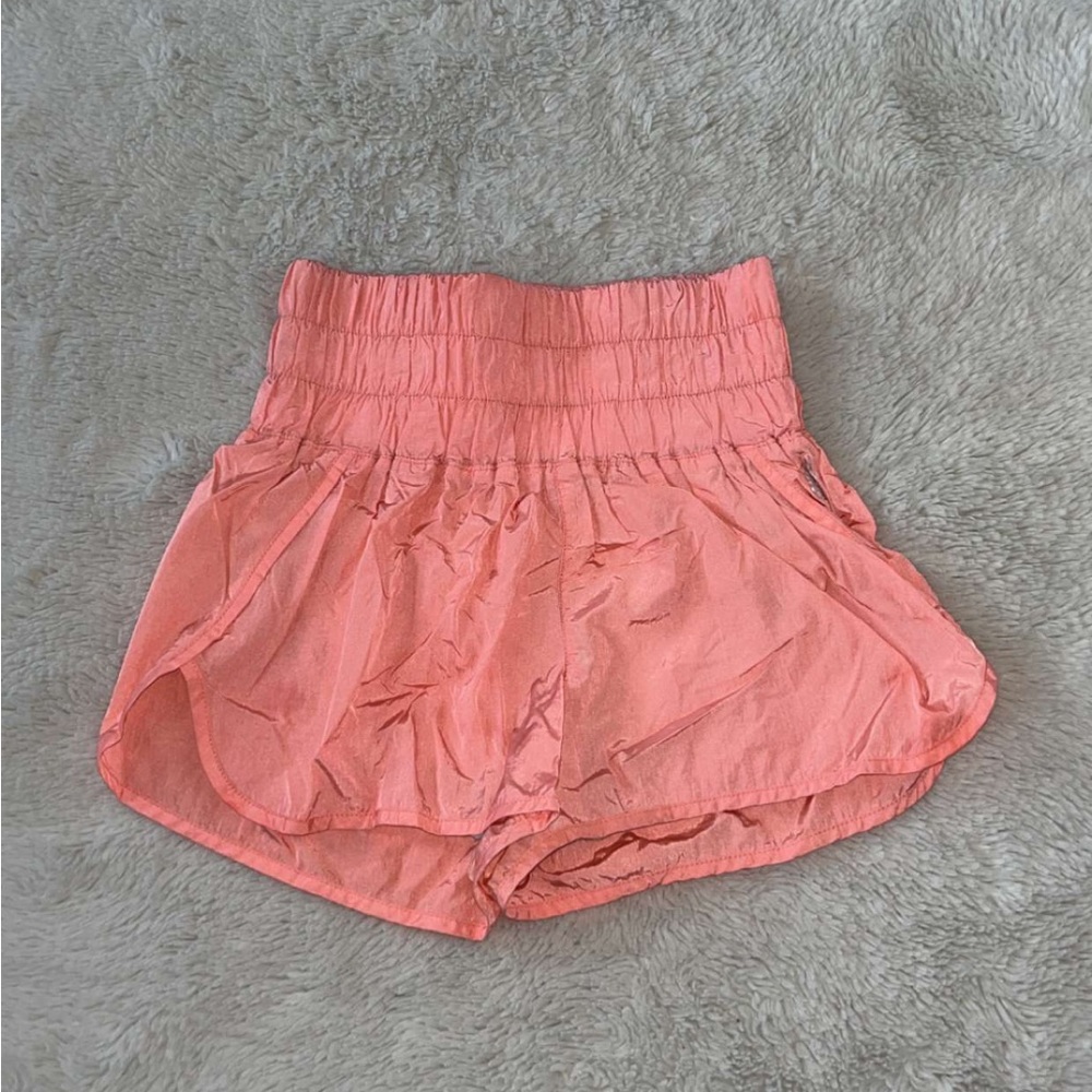 SMALL FREE PEOPLE ‘THE WAY HOME SHORTS’ • BRUSHED APRICOT